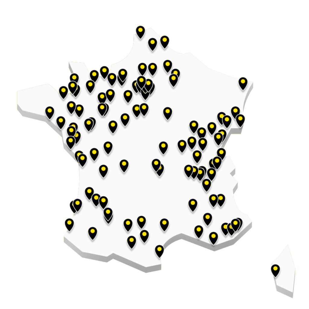 carte du réseau komilfo sans fond